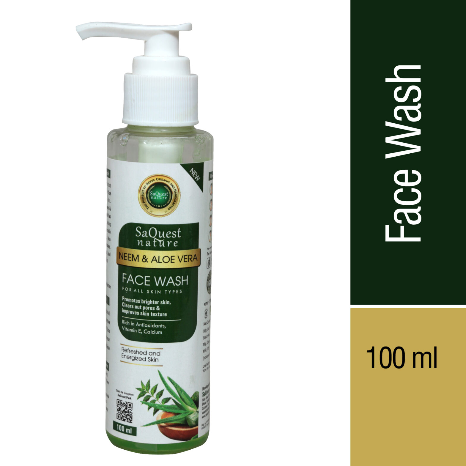 Neem with Aloe Vera Face Wash SaQuest nature
